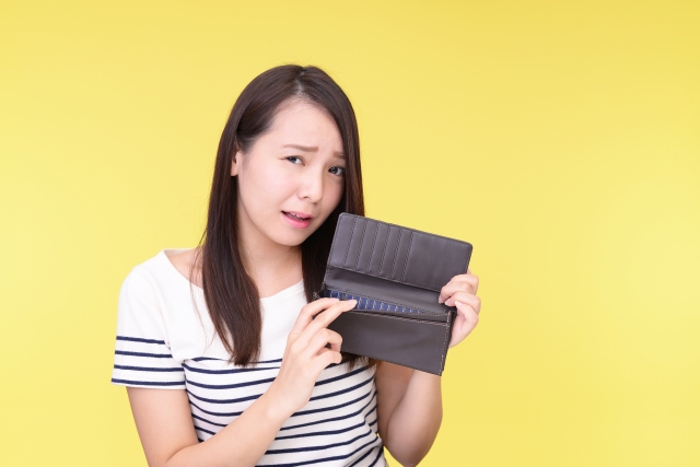 残高が不足している