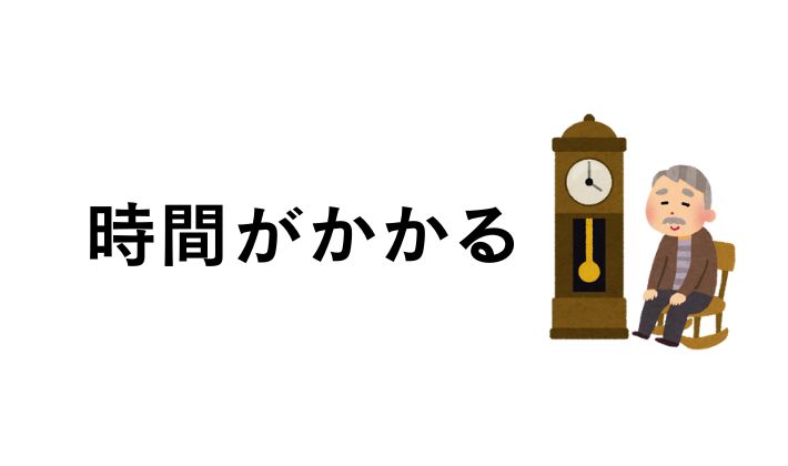 デメリット 利益まで時間がかかる