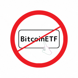 ビットコインETFを購入できません